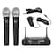 Pyle Professional 2-channel UHF Wireless Handheld Microphone System PDWM3375 - alternate 1